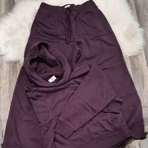 American Age Deep Purple Skirt Set